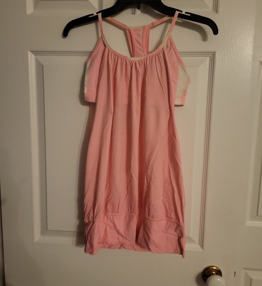 lululemon athletica Pink Cold-Shoulder Tank Top